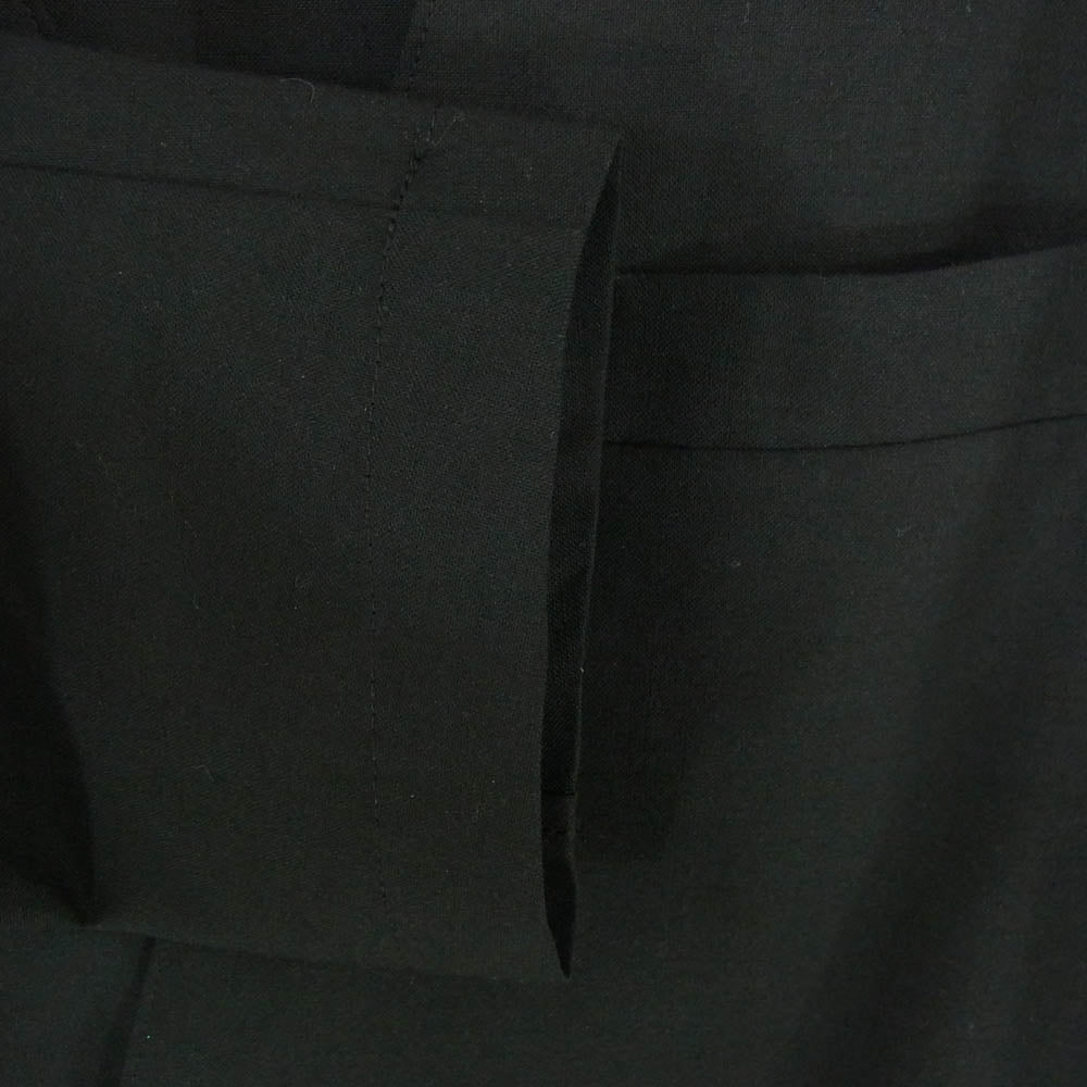 SOPHNET. ソフネット 20SS SOPH-200034 SOLOTEX TROPICAL STRETCH WOOL NO COLLAR JACKET ソロテックス トロピカル ストレッチウール ノーカラー ジャケット ブラック系 L【中古】