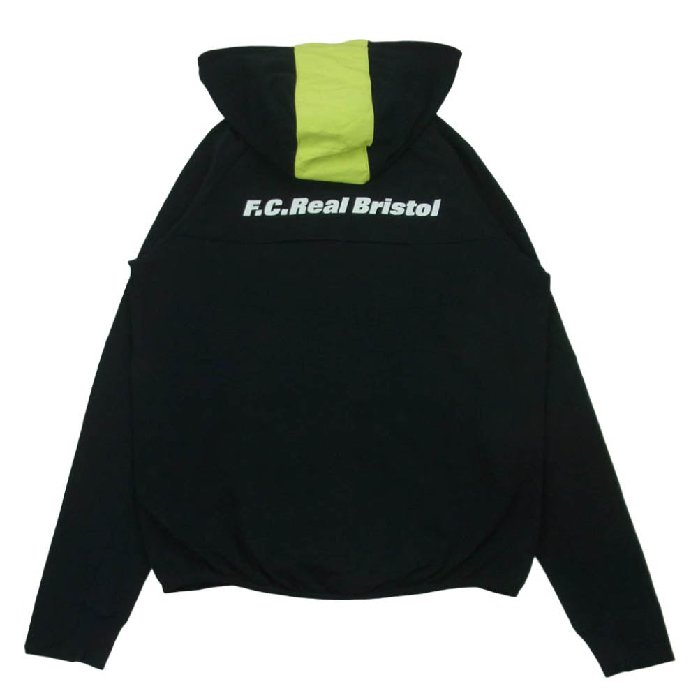 F.C.R.B. エフシーアールビー FCRB-170009 VENTILATION HOODY ベンチレーション ジップアップ フーディー パーカー ブラック系 L【中古】