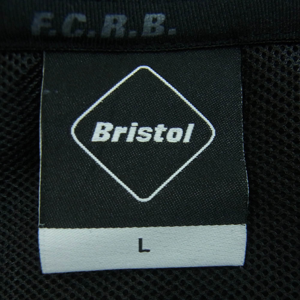 F.C.R.B. エフシーアールビー FCRB-170009 VENTILATION HOODY ベンチレーション ジップアップ フーディー パーカー ブラック系 L【中古】