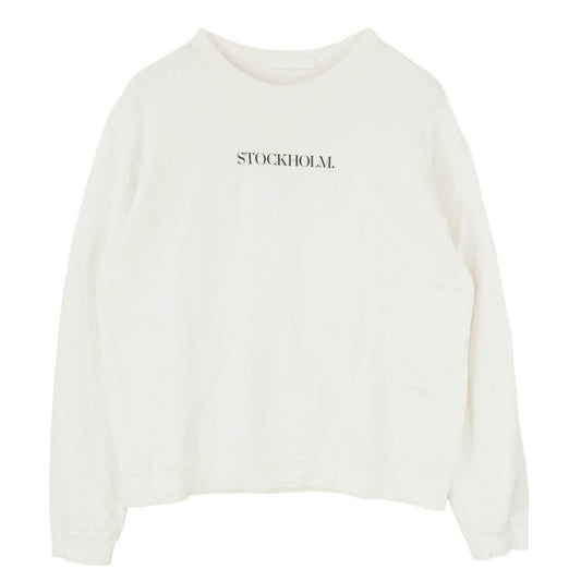 SOPHNET. ソフネット 25AW SPNT-252075 STOCKHOLM SWEATSHIRT ストックホルム スウェットシャツ トレーナー ホワイト系 3【中古】