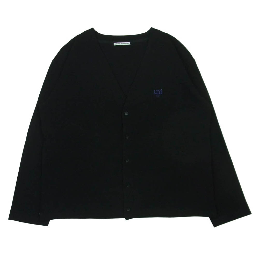 uniform experiment ユニフォームエクスペリメント 25AW UE-252061 MILANO PONTE CARDIGAN ミラノ ポンテ カーディガン ブラック系 2【中古】