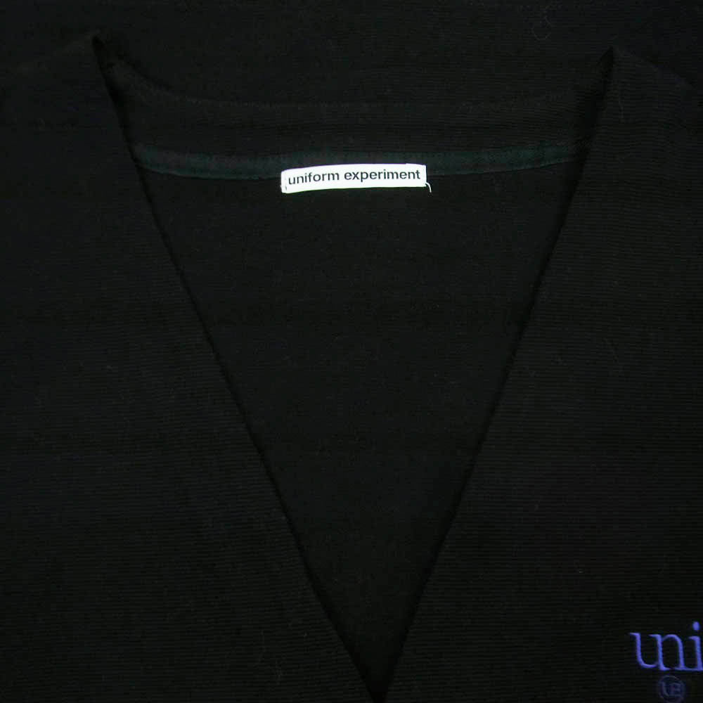 uniform experiment ユニフォームエクスペリメント 25AW UE-252061 MILANO PONTE CARDIGAN ミラノ ポンテ カーディガン ブラック系 2【中古】