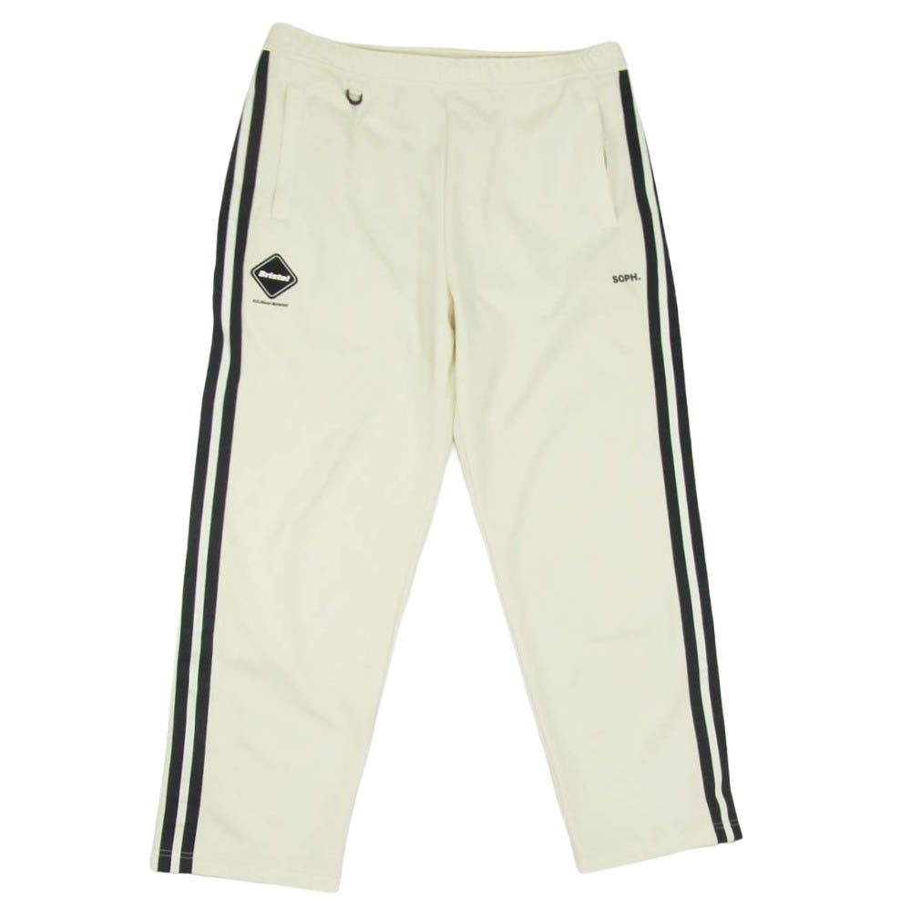 F.C.R.B. エフシーアールビー 25SS FCRB-250064 TRAINING TRACK PANTSトレーニング トラック パンツ オフホワイト系 XXL【中古】