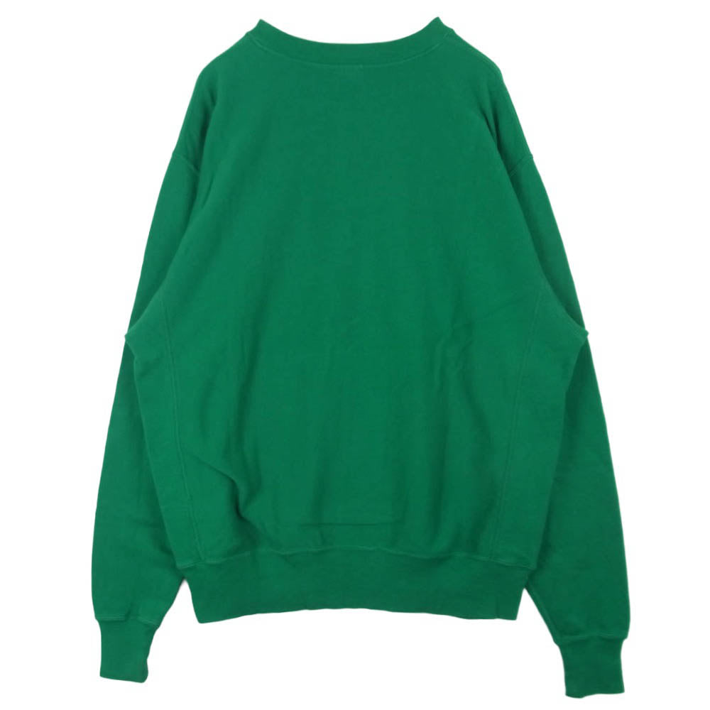 SOPHNET. ソフネット Champion チャンピオン 24SS C8-Z009 REVERSE WEAVE CREWNECK リバースウィーブ スウェット トレーナー グリーン系 L【中古】