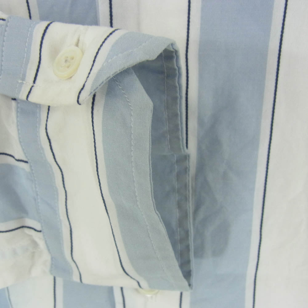 uniform experiment ユニフォームエクスペリメント 26SS UE-260038 VENTILATION RELAX-FIT L/S SHIRT ベンチレーション リラックスフィット ストライプ 長袖 シャツ ライトブルー系 3【中古】