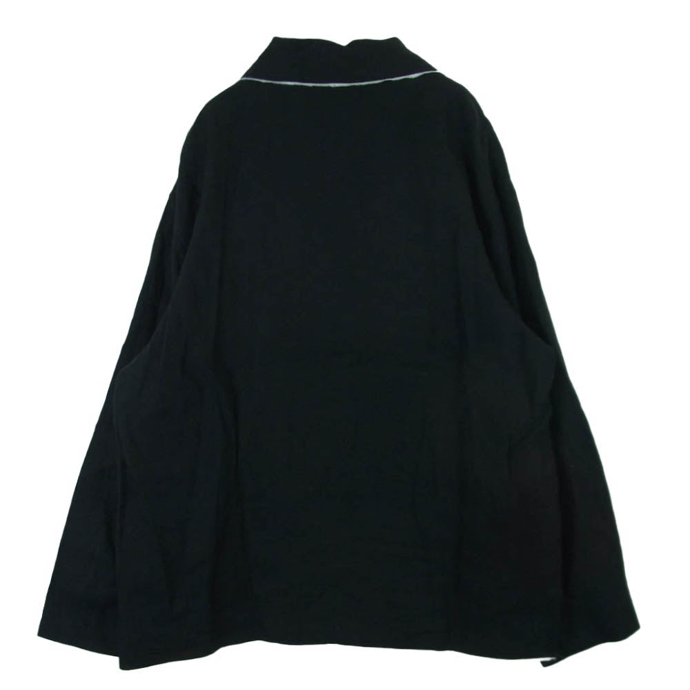 uniform experiment ユニフォームエクスペリメント 25AW UE-252003 BRUSHED LINEN CUT-OFF JACKET リネン カットオフ ジャケット ブラック系 3【中古】