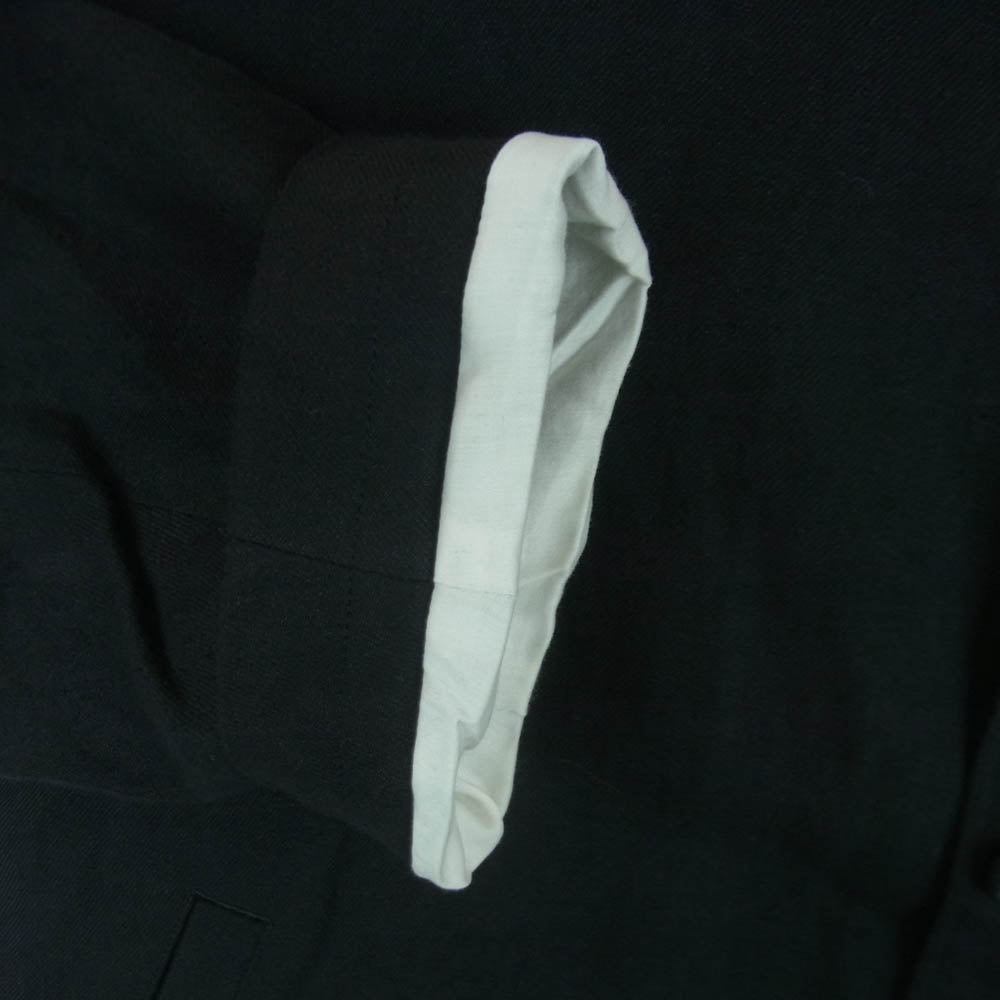 uniform experiment ユニフォームエクスペリメント 25AW UE-252003 BRUSHED LINEN CUT-OFF JACKET リネン カットオフ ジャケット ブラック系 3【中古】