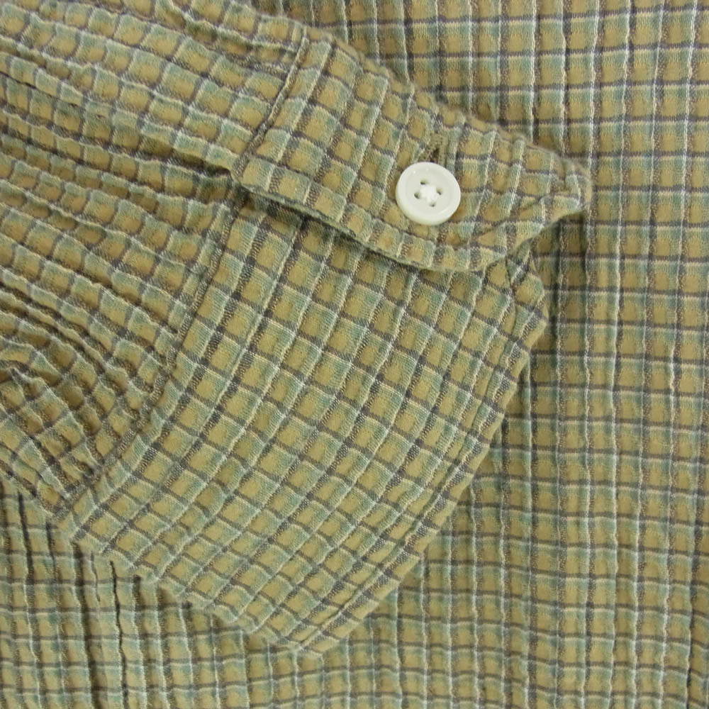 uniform experiment ユニフォームエクスペリメント 25SS UE-250016 FADE SHIRT フェード 長袖 シャツ カーキ系 3【中古】
