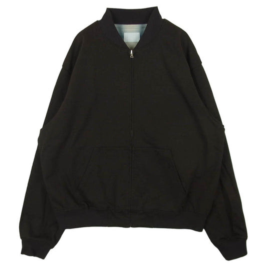 SOPHNET. ソフネット 26SS SPNT-260039 ZIP-UP SWEAT JACKET ジップアップ スウェット ジャケット ブルゾン ダークブラウン系 3【中古】