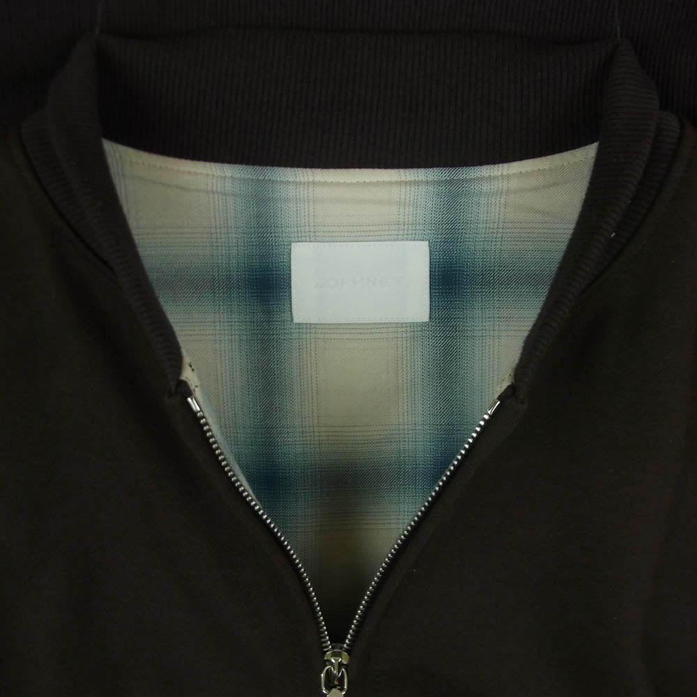 SOPHNET. ソフネット 26SS SPNT-260039 ZIP-UP SWEAT JACKET ジップアップ スウェット ジャケット ブルゾン ダークブラウン系 3【中古】