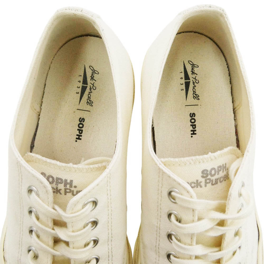 SOPH ソフ CONVERSE コンバース 1SE792 × CONVERSE コンバース JACK PURCELL ジャックパーセル ローカット スニーカー オフホワイト系 28cm【中古】