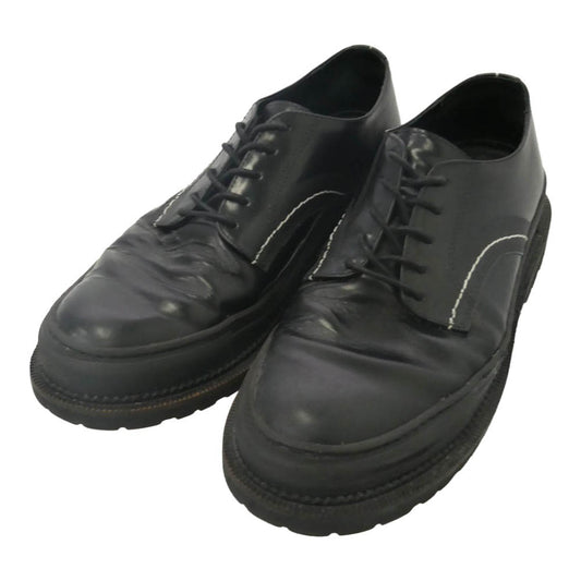 uniform experiment ユニフォームエクスペリメント × Amb プレーントゥ シューズ ブラック系 42【中古】
