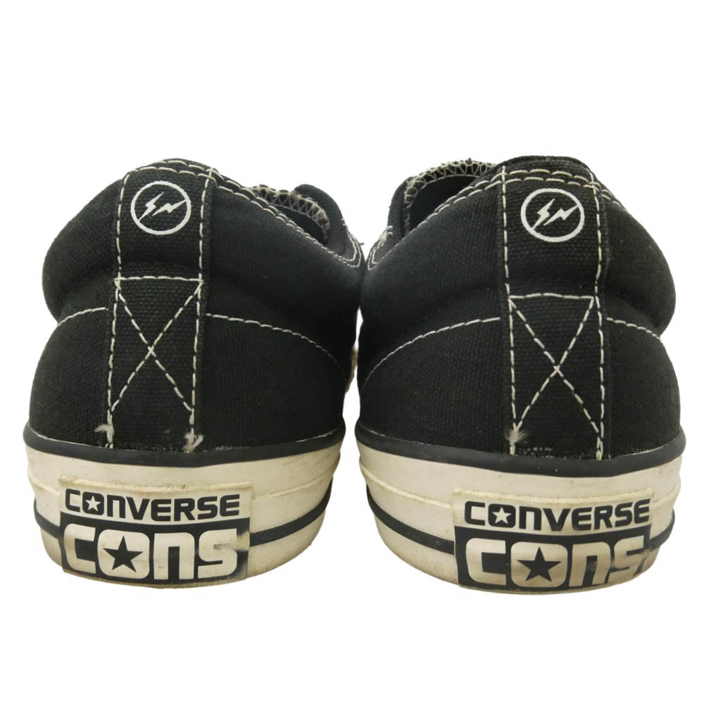 FRAGMENT DESIGN フラグメントデザイン CONVERSE コンバース 148368C × CONVERSE コンバース CONS CTAS PRO OX スニーカー ブラック ブラック系 ホワイト系 27cm【中古】