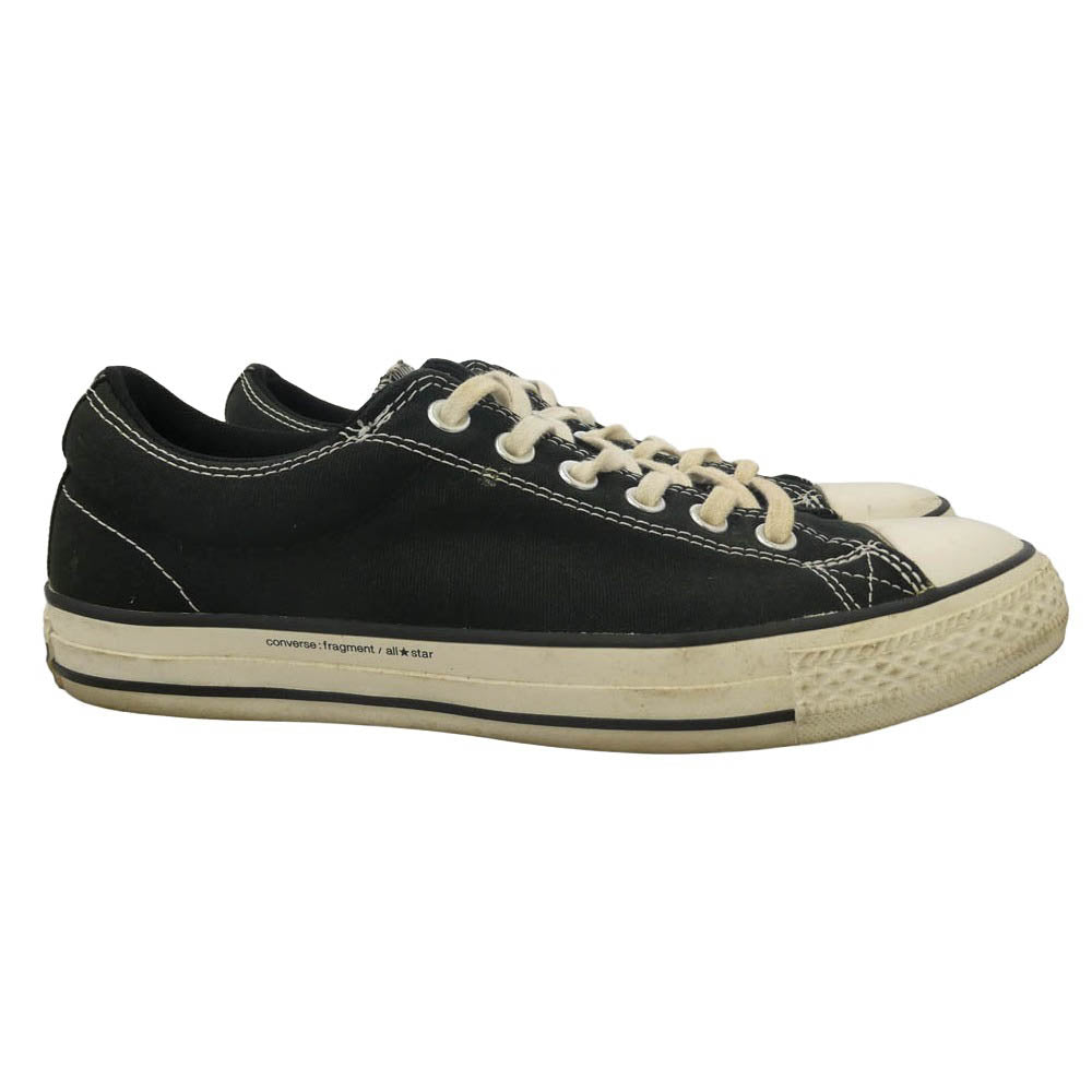 FRAGMENT DESIGN フラグメントデザイン CONVERSE コンバース 148368C × CONVERSE コンバース CONS CTAS PRO OX スニーカー ブラック ブラック系 ホワイト系 27cm【中古】