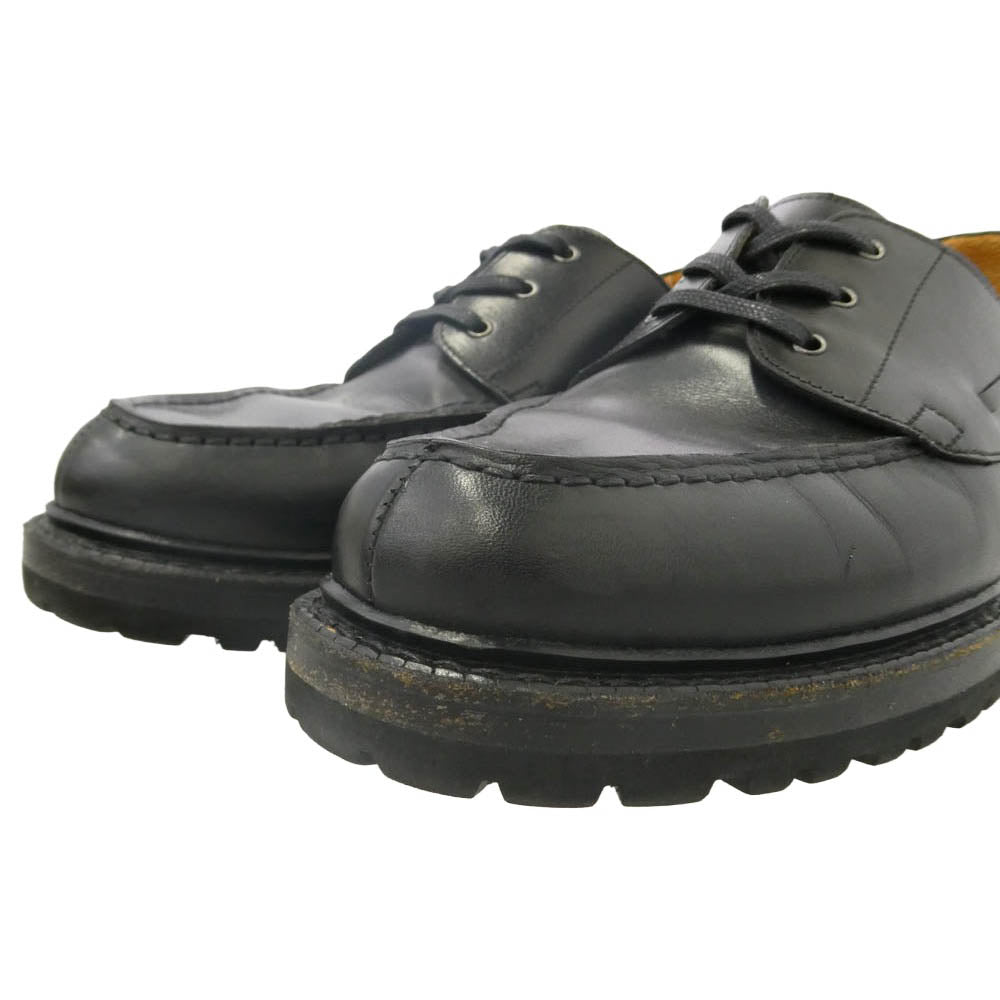 SOPHNET. ソフネット LEATHER BOAT SHOES レザー ボートシューズ モカシン シューズ ブラック系 8【中古】