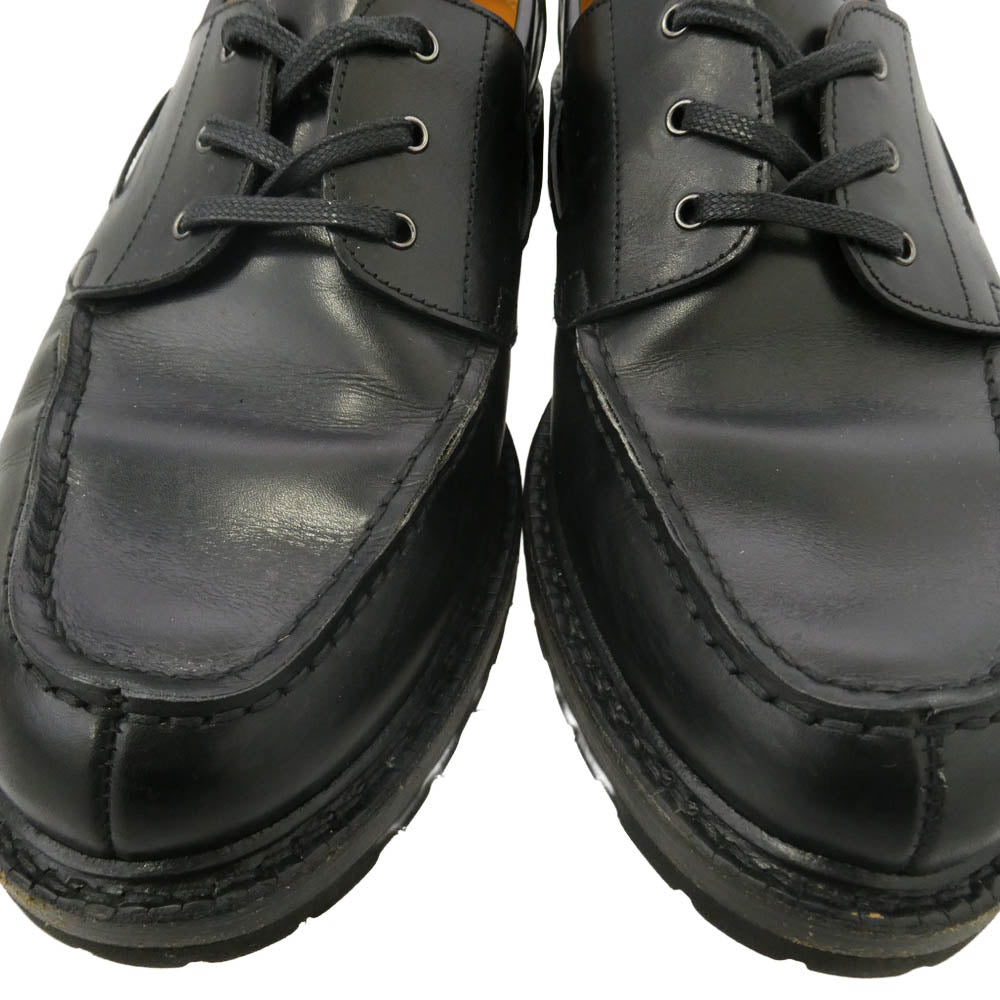 SOPHNET. ソフネット LEATHER BOAT SHOES レザー ボートシューズ モカシン シューズ ブラック系 8【中古】