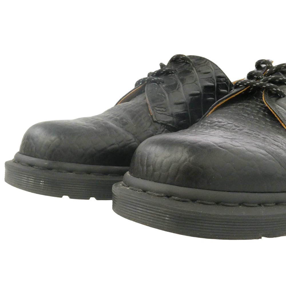 SOPHNET. ソフネット Dr.Martens ドクターマーチン 1461 × Dr.Martens ドクターマーチン × END. エンド CROC END SOPH クロコ加工 3ホールシューズ ブラック系 US9【中古】