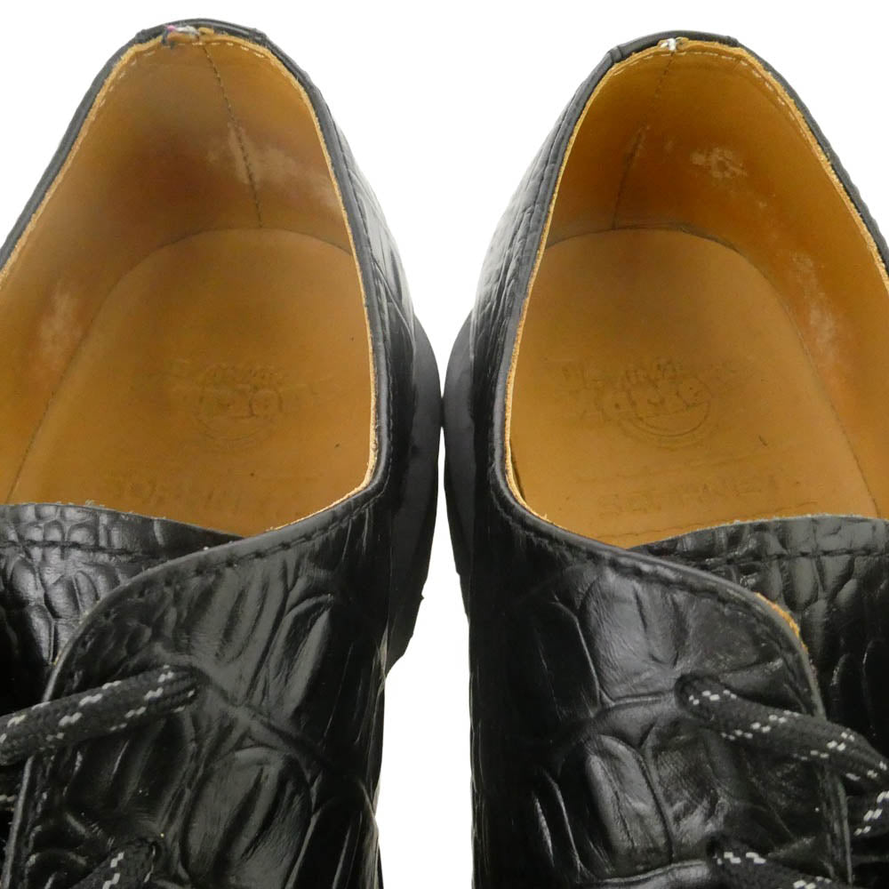 SOPHNET. ソフネット Dr.Martens ドクターマーチン 1461 × Dr.Martens ドクターマーチン × END. エンド CROC END SOPH クロコ加工 3ホールシューズ ブラック系 US9【中古】