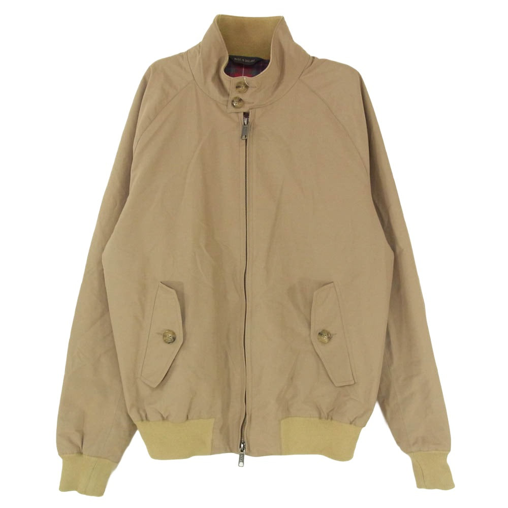 BARACUTA バラクータ 000191 裏地チェック g9 ハリントン ジャケット スウィンング トップ ブラウン系 38【中古】