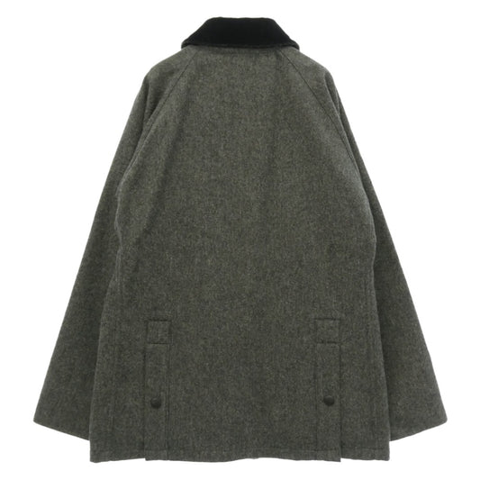 Barbour バブアー 1602110 SL BEDALE BONDED WOOL ビデイル ボンデッド ウール ジャケット コート グレー系 36【中古】