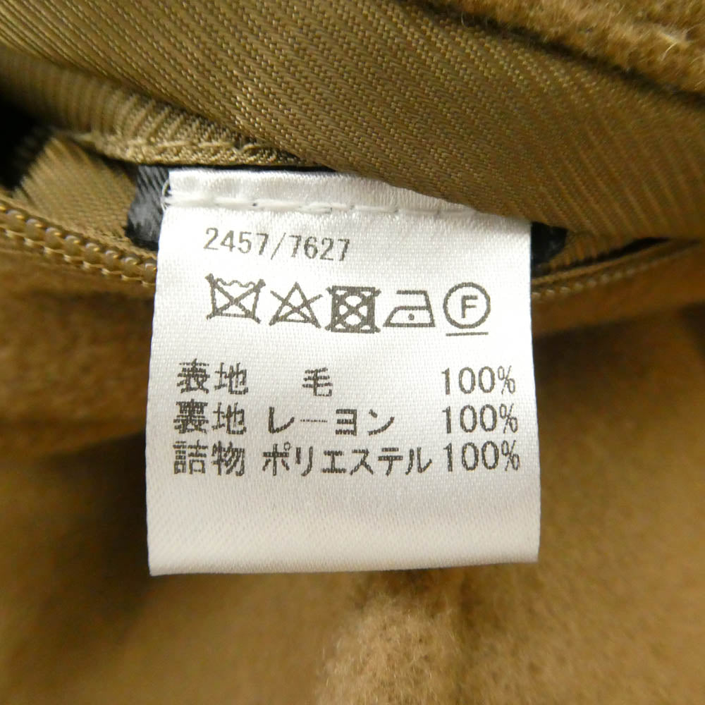シーラップ BEAMS ビームス BEAMS F別注 ウール ダブル ロング チェスター コート ベージュ系 46【中古】