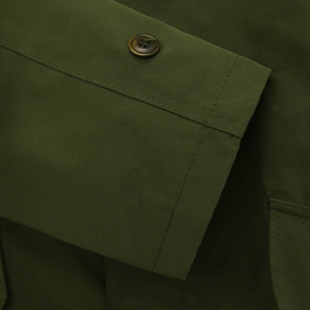 Barbour バブアー 1902195 SINGLE BREASTED COAT シングル ブレステッド ロング コート モスグリーン系 36【中古】