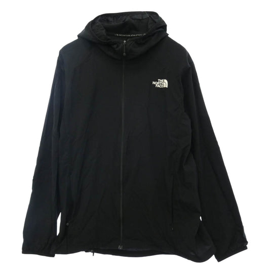 THE NORTH FACE ノースフェイス NP71975 ANYTIME WIND HOODIE エニー タイムウインド フーディ パーカー ナイロン ジャケット ブラック系 XL【中古】