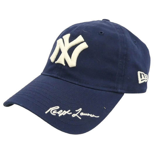 NEW ERA ニューエラ RALPH LAUREN ラルフローレン Polo Ralph Lauren ラルフローレン ヤンキース ツイル キャップ ネイビー系【中古】