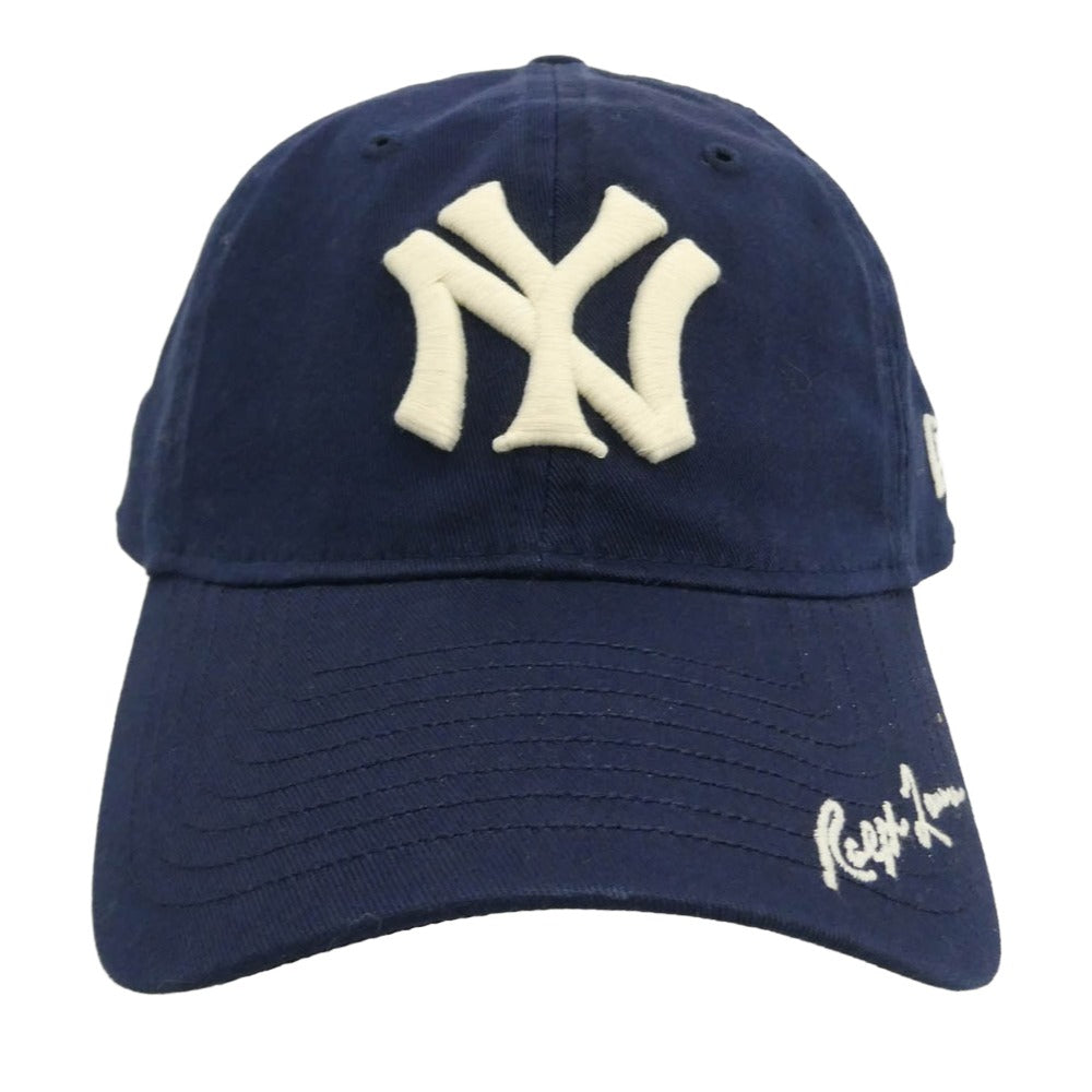 NEW ERA ニューエラ RALPH LAUREN ラルフローレン Polo Ralph Lauren ラルフローレン ヤンキース ツイル キャップ ネイビー系【中古】