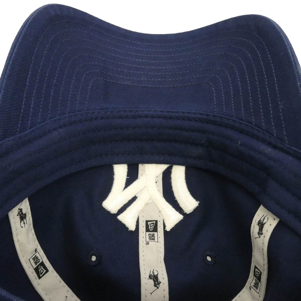 NEW ERA ニューエラ RALPH LAUREN ラルフローレン Polo Ralph Lauren ラルフローレン ヤンキース ツイル キャップ ネイビー系【中古】