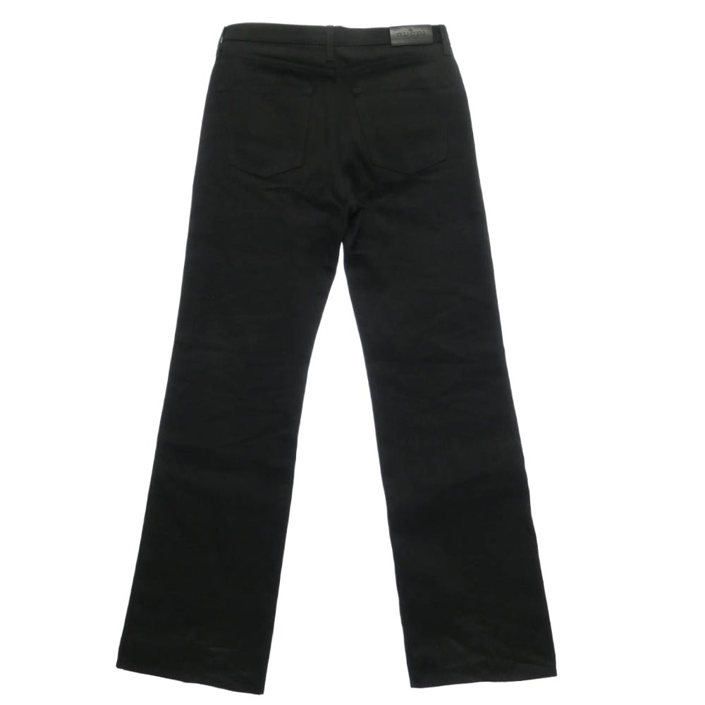 GUCCI グッチ 26SS 860844 デムナ期 ホースビット ディティール デニム パンツ ブラック系 34【中古】
