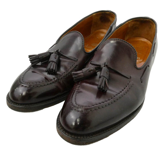 ALDEN オールデン 563 コードバン タッセルローファー レザーシューズ ダークブラウン系 8.5D【中古】