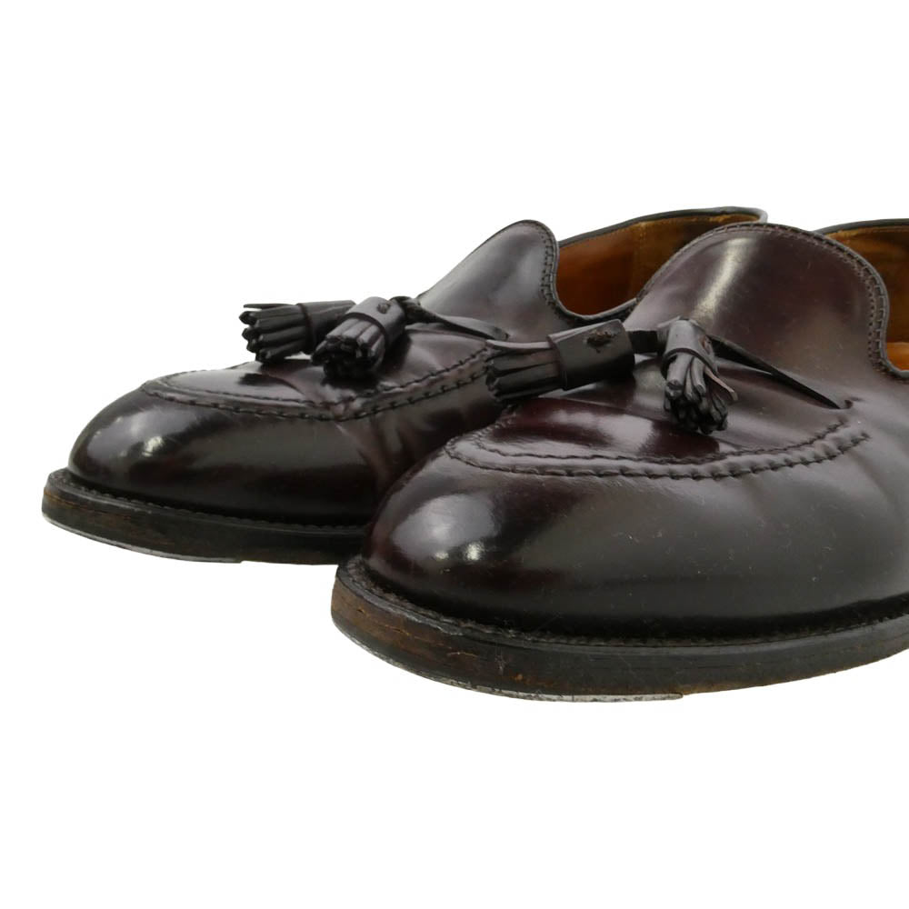 ALDEN オールデン 563 コードバン タッセルローファー レザーシューズ ダークブラウン系 8.5D【中古】