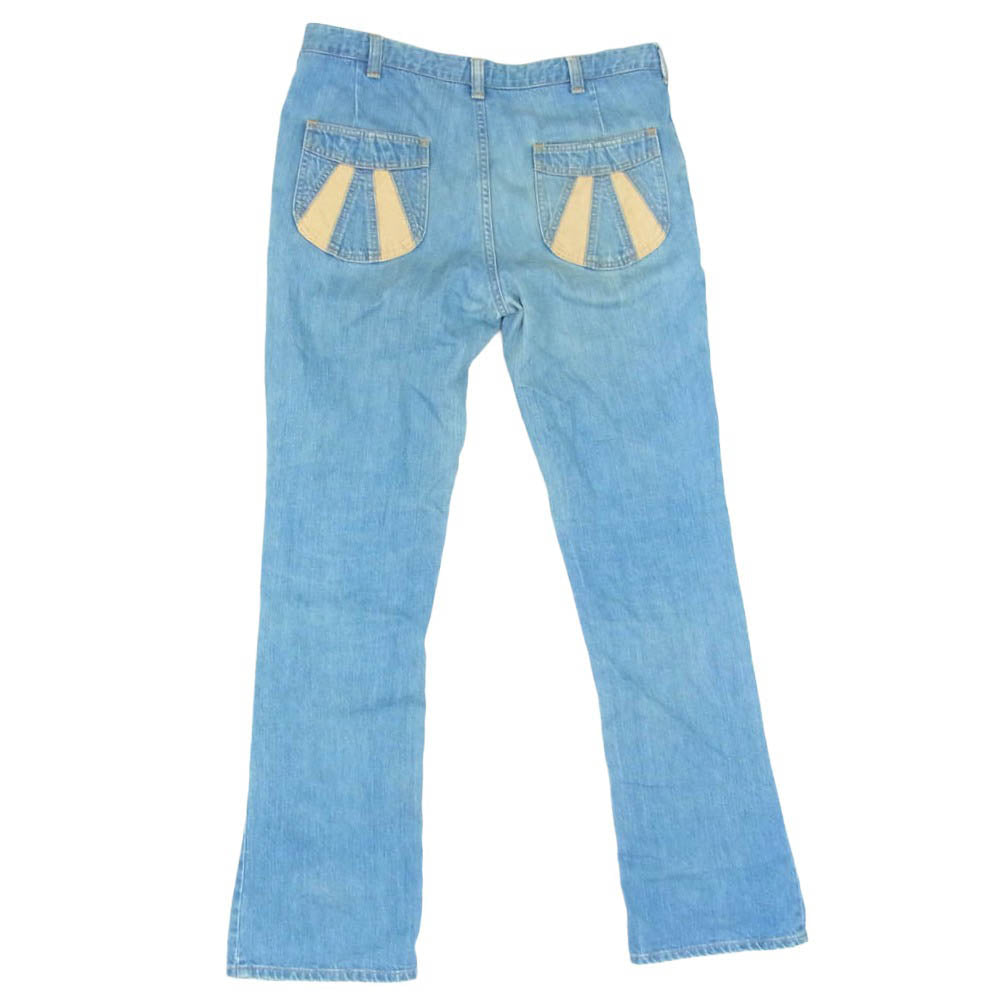 ナスングワム SUNRISE PANTS DENIM サンライズデニム ジーンズ デニム パンツ インディゴブルー系 L【中古】