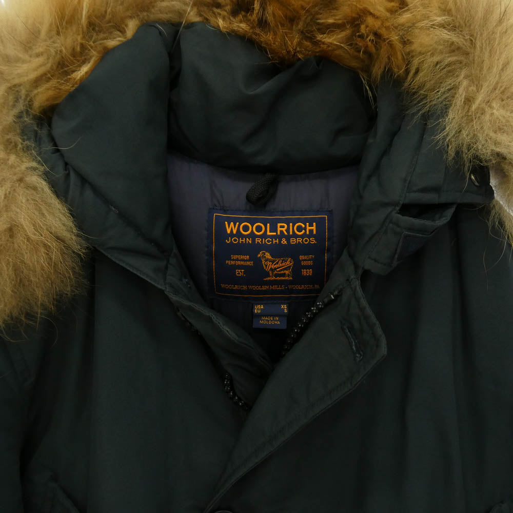 WOOLRICH ウールリッチ 1702064 Arctic Parka アークティック パーカ ダウン ジャケット ネイビー系 XS【中古】