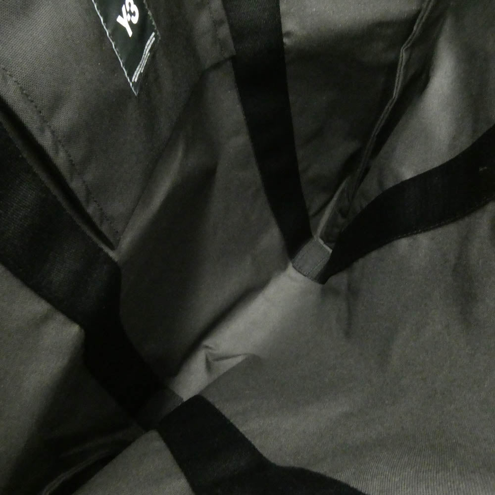 Y-3 Yohji Yamamoto ワイスリー ヨウジヤマモト KW5892 TOTE BAG ロゴプリント ナイロン トートバッグ ブラック系【極上美品】【中古】
