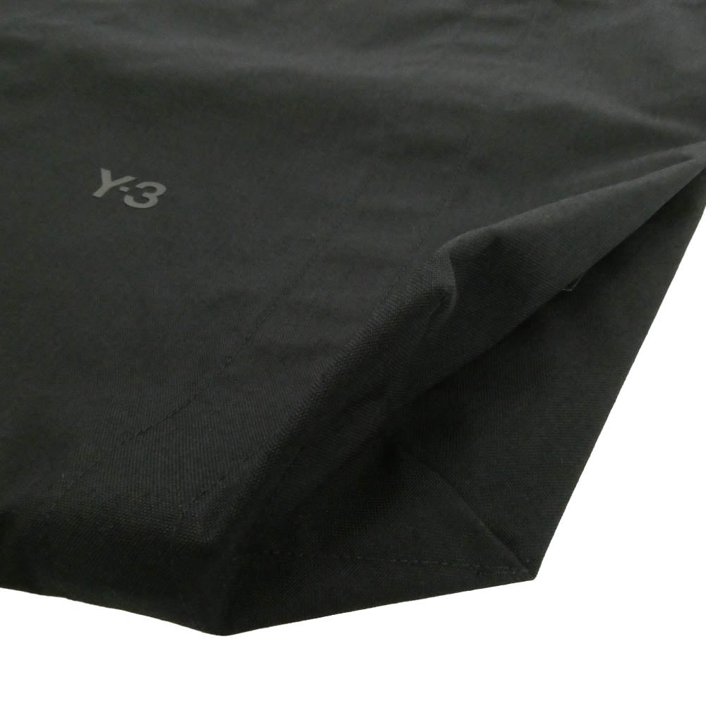 Y-3 Yohji Yamamoto ワイスリー ヨウジヤマモト KW5892 TOTE BAG ロゴプリント ナイロン トートバッグ ブラック系【極上美品】【中古】