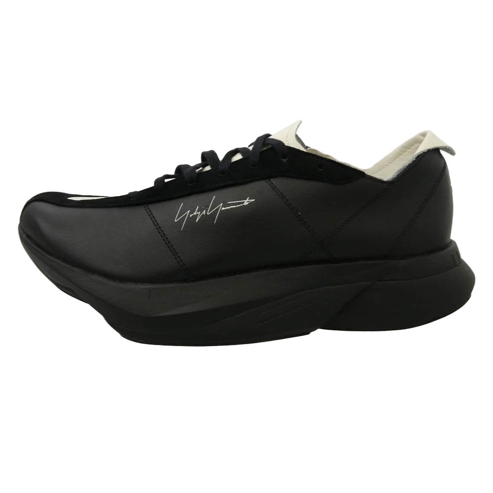 Y-3 Yohji Yamamoto ワイスリー ヨウジヤマモト KI0867 ADIOS PRO 3.0 LX アディオス ランニングシューズ ローカット スニーカー ブラック系 ホワイト系 27.5cm【美品】【中古】