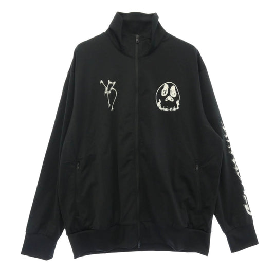 Y-3 Yohji Yamamoto ワイスリー ヨウジヤマモト KQ8595 CHITO GRAPHIC TRACK TOP グラフィックプリント フルジップ トラックトップ トラックジャケット ブラック系 L【極上美品】【中古】