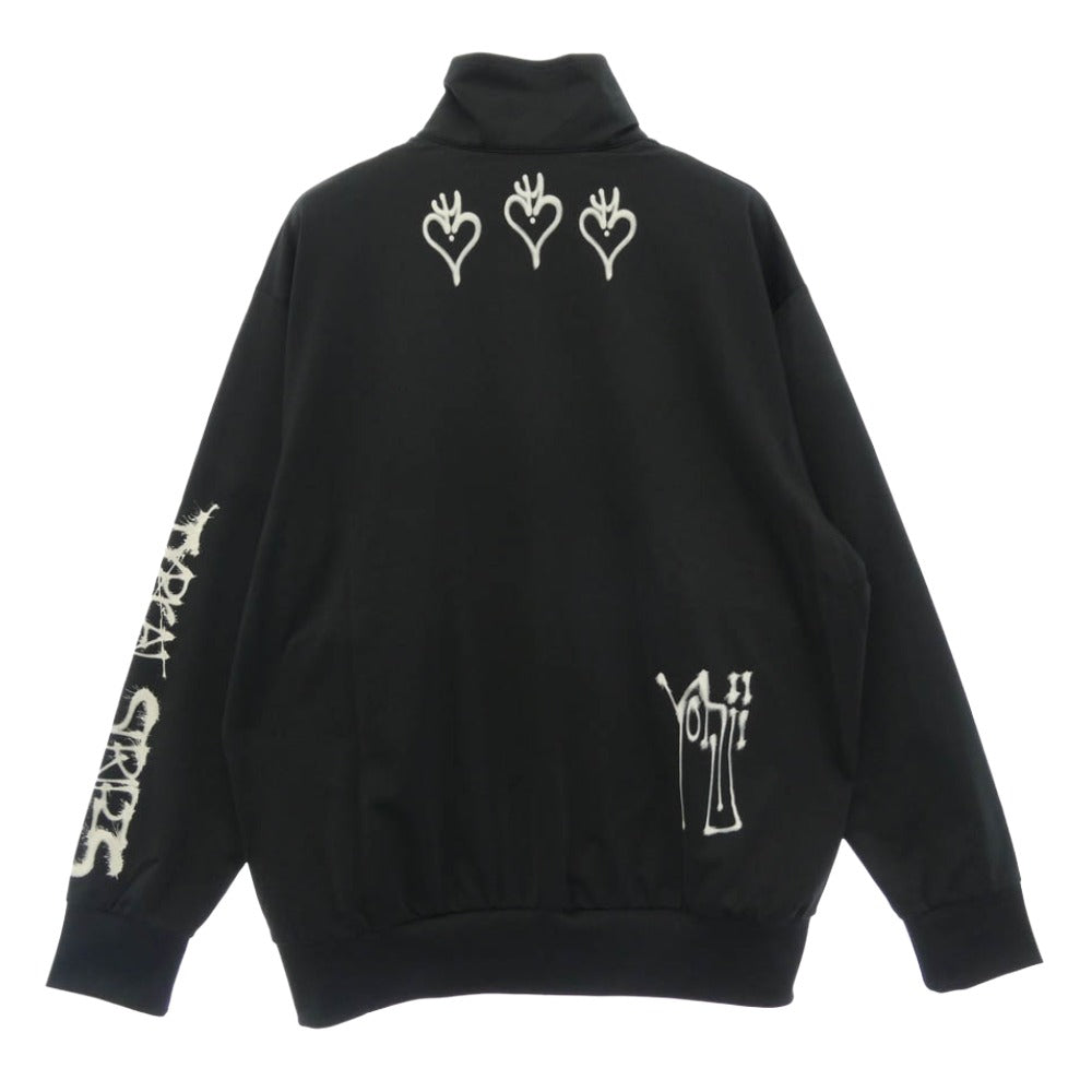 Y-3 Yohji Yamamoto ワイスリー ヨウジヤマモト KQ8595 CHITO GRAPHIC TRACK TOP グラフィックプリント フルジップ トラックトップ トラックジャケット ブラック系 L【極上美品】【中古】