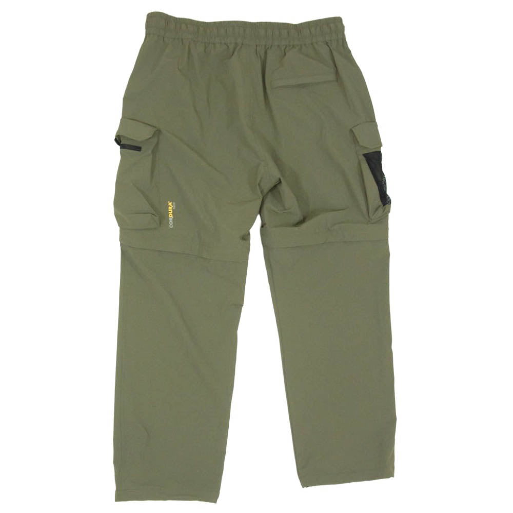 NEW ERA ニューエラ 2WAY ギミック フィールド ナイロン カーゴ パンツ カーキ系 L【中古】
