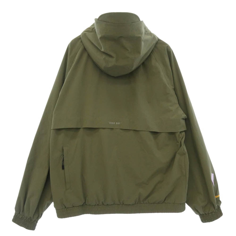 NEW ERA ニューエラ OD FIELD TJK YOSHIDA BROS 吉田兄弟 ナイロン フィールド トラック フーデッド ジャケット カーキ系 L【中古】