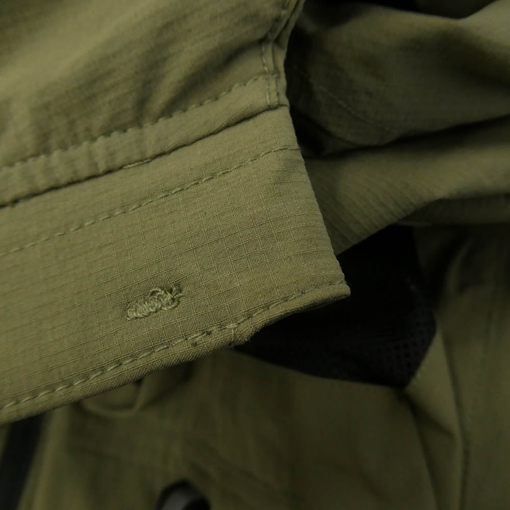 NEW ERA ニューエラ OD FIELD TJK YOSHIDA BROS 吉田兄弟 ナイロン フィールド トラック フーデッド ジャケット カーキ系 L【中古】