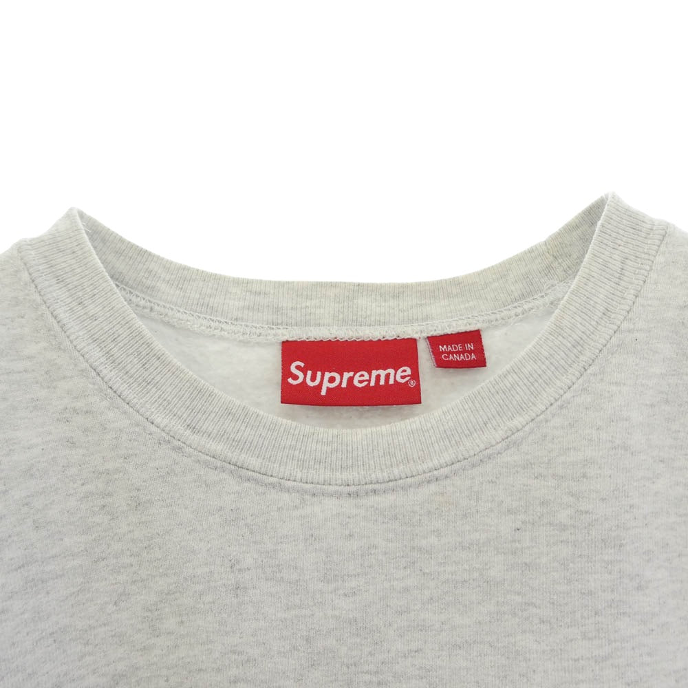 Supreme シュプリーム 19AW Breed Crewneck ロゴ プリント スウェット グレー系 S【中古】