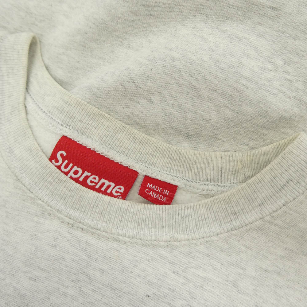 Supreme シュプリーム 19AW Breed Crewneck ロゴ プリント スウェット グレー系 S【中古】