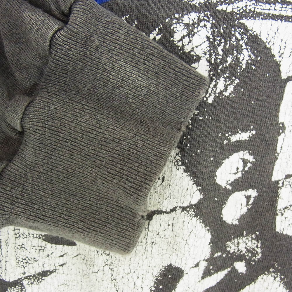 SAINT MICHAEL セントマイケル SM-YS1-0000-C35 × 河村康輔 kosuke kawamura KK LS TEE NOTHING Tee プリント Tシャツ 長袖 グレー系 L【中古】