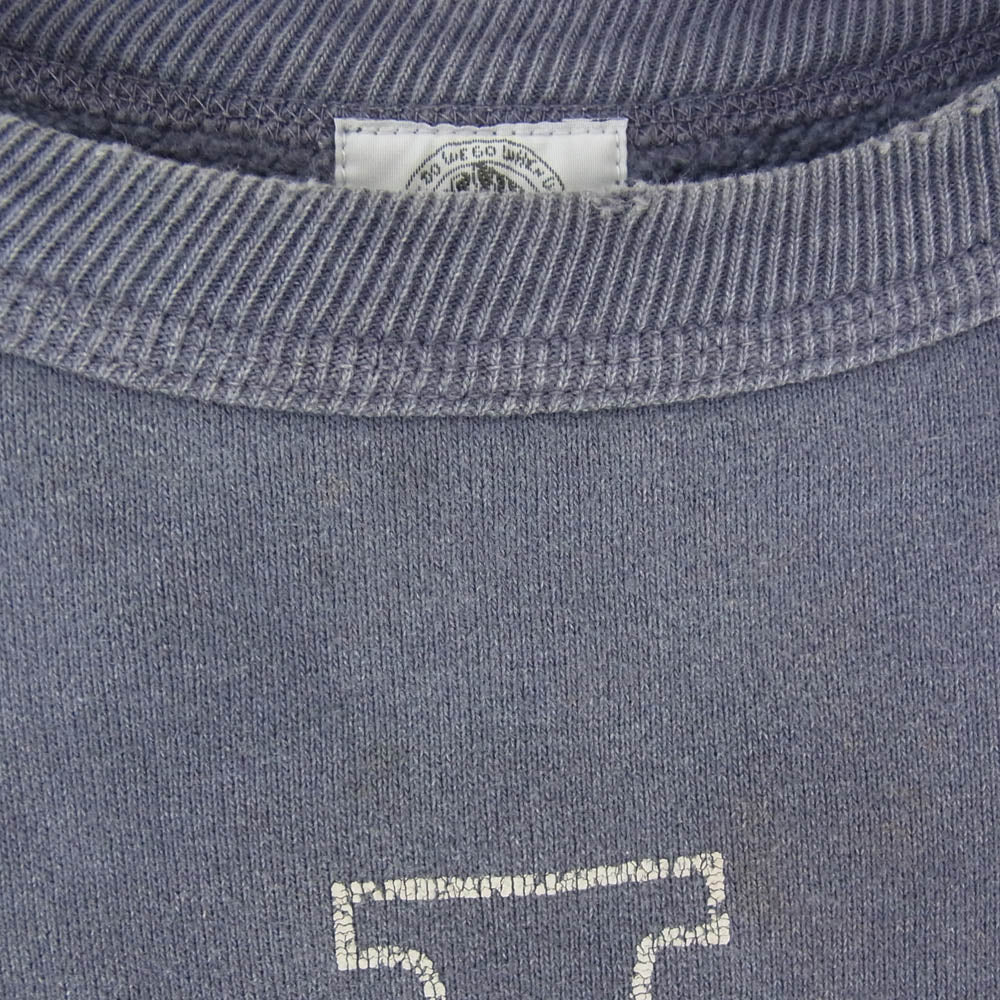 SAINT MICHAEL セントマイケル 21SS SM-S21-0000-048 SM × DENIM TEARS デニムティアーズ CREW SWEATSHIRT プリント スウェット トレーナー グレー系 S【中古】