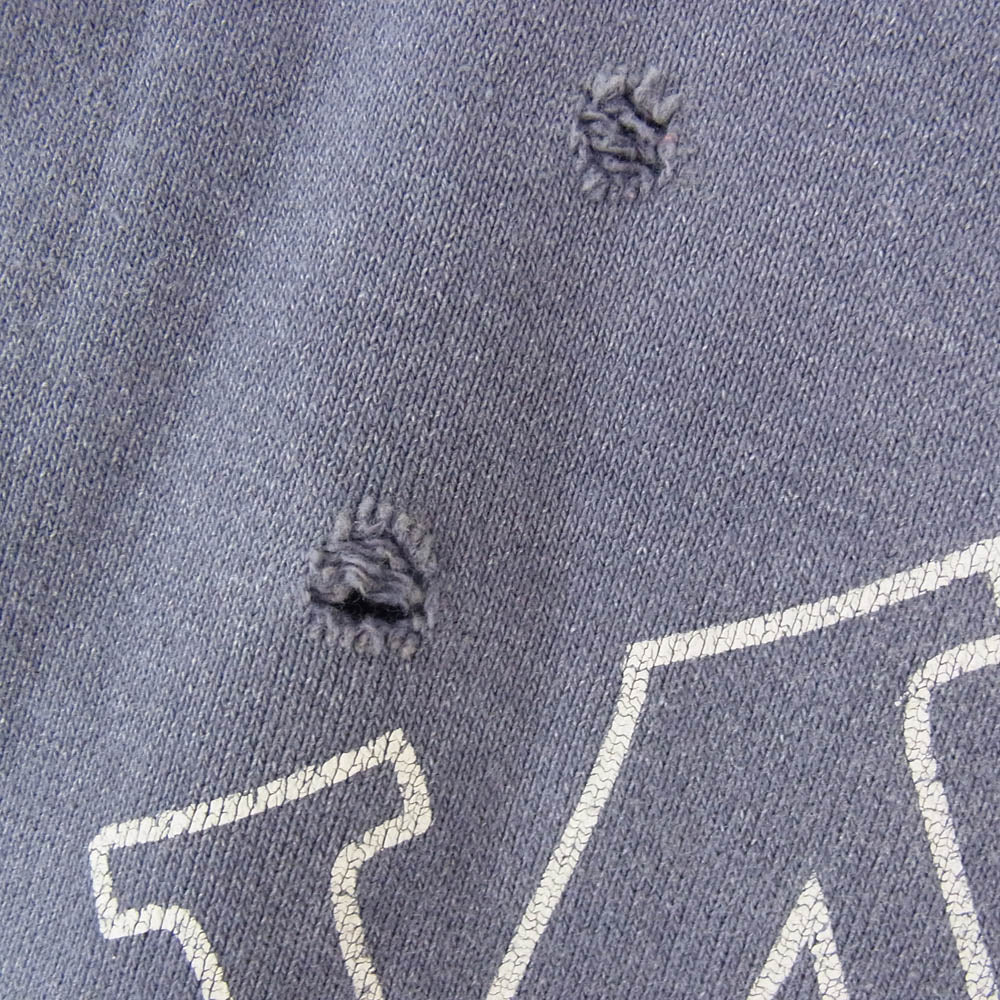 SAINT MICHAEL セントマイケル 21SS SM-S21-0000-048 SM × DENIM TEARS デニムティアーズ CREW SWEATSHIRT プリント スウェット トレーナー グレー系 S【中古】