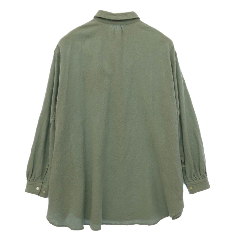 UNDERCOVER アンダーカバー 17AW 縮絨 プルオーバー チュニック シャツ ライトグリーン系 1【中古】