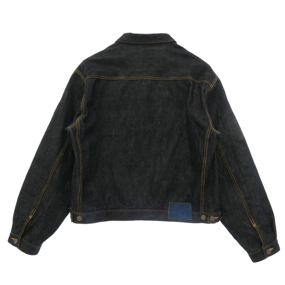 VISVIM ビズビム 25SS 0125105006002 SS 101X JKT RAW MUD OD 13oz 天然染色加工 デニム ジャケット インディゴブルー系 3【美品】【中古】